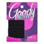 Goody Thick Hair Ties - Athletic Hair Bands 8 Count, Black- Suitable for All Hair Types -