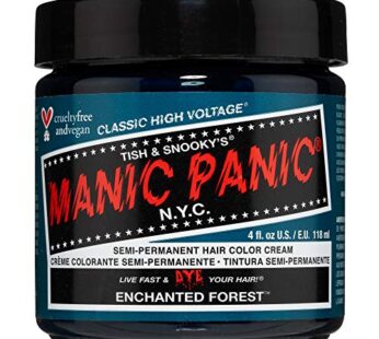 MANIC PANIC Enchanted Forest Green Hair Dye ? Classic High Voltage – Semi Permanent Deep T