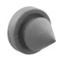 Sentry Supply 658-1055 Door Silencers, 1/2 In., Rubber, Gray, Used on Metal Jambs (100 Pac