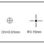 Microyn Microscope Stage Micrometer Calibration Slide (TCM-H) with 4-Scales and 0.01mm Lin