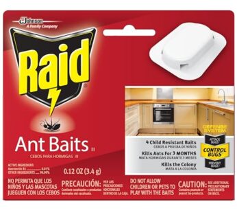 Raid Ant Killer Baits, For Household Use, Kills the Colony, Kills Ants for 3 Months, Child