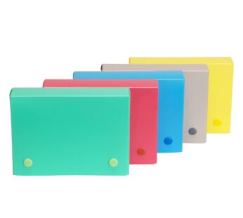 C-Line 58046 Index Card Case, Holds 200 4 x 6 Cards, Polypropylene, 1 Assorted Color