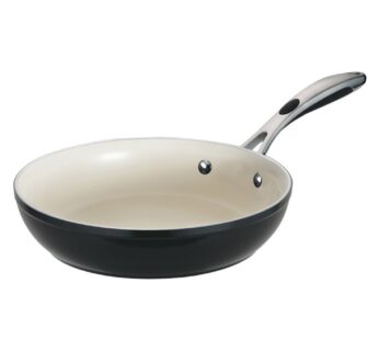 Tramontina Deluxe Fry Pan Aluminum 10-inch, Metallic Black, 80110/019DS