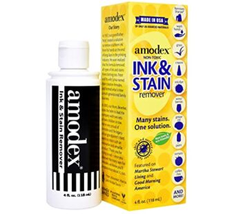 Amodex Products Inc 104 Liquid Ink & Stain Remover 4oz, Fresh and Clean
