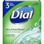 Dial Mountain Fresh Antibacterial Deodorant Soap 4.5 ounces each 3-Count (2 Pack)