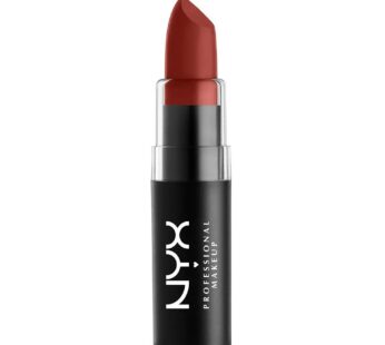 NYX PROFESSIONAL MAKEUP Matte Lipstick – Crazed (Brick Red)