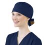 WonderWink Unisex Tie Back Scrub Cap, Navy, One Size