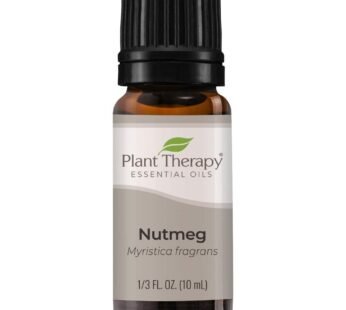 Plant Therapy Nutmeg Essential Oil 10 mL (1/3 oz) 100% Pure, Undiluted, Therapeutic Grade
