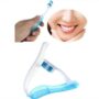 Yosoo 5Pcs Light Blue Portable Compact Foldable Toothbrush, Toothbrush Rod can be Opened a