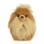Aurora  Realistic Miyoni  Pomeranian Stuffed Animal - Lifelike Detail - Cherished Companio