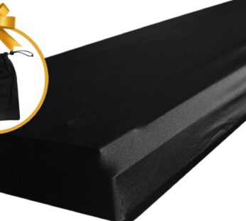 Piano Keyboard Dust Cover for 88 Keys – Piano Chord EBook Included – Made of Nylon/Spandex