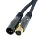 Monoprice XLR Male to XLR Female Cable - 3 Feet - Black, 16AWG, Gold Plated Copper Wire Co