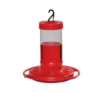 First Nature 993051-546 16 oz. Hummingbird Feeder, Red