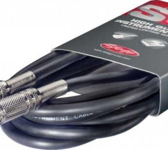 Stagg 20ft. S-Series, phone-plug/phone-plug, standard Instrument cable