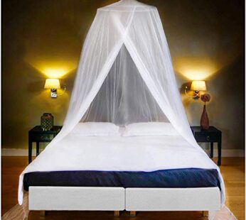 EVEN NATURALS Luxury Mosquito Net Bed Canopy, Mosquito Netting for Bed, Bed Net, Mosquito