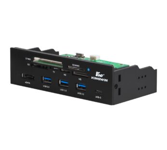 Kingwin Powered USB Hub 3.0 w/ 1 USB-C Port, SD Card Reader & Micro SD Card Reader – Sata