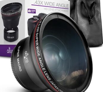 Altura Photo 52MM 0.43x Professional HD Wide Angle Lens (w/Macro Portion) for Nikon D7100