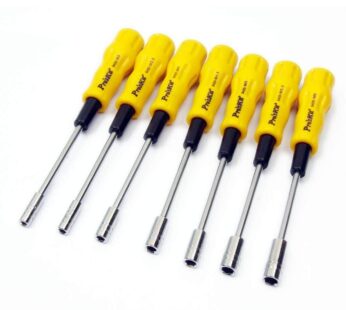 Pro’sKit 1PK-9402 Hex Nut Driver Set, Yellow