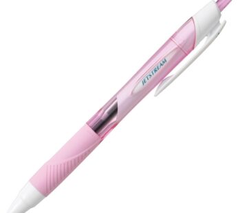 uni Jetstream Standard Ballpoint Pen – 0.5 mm – Black Ink – Light Pink Body