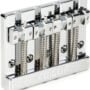 Fender HiMass 4-String Bass Bridge Assembly with Zinc Saddles - Chrome