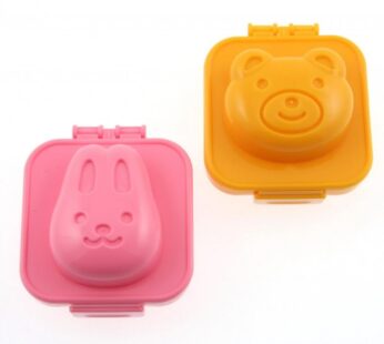 Kotobuki Plastic Egg Mold, Rabbit and Bear