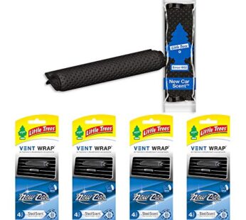 Little Trees Car Air Freshener | Vent Wrap Provides Long-Lasting Scent, Invisibly Fresh! |