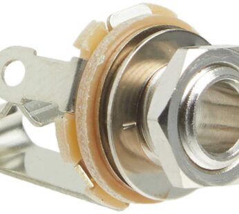 Switchcraft 11 Mono Female 1/4-Inch Jack with Nut and Washer, Nickel Finish