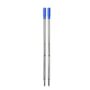 Monteverde Ballpoint Refill to Fit Dupont Ballpoint Pens, Medium Point, Soft Roll, Blue, 2