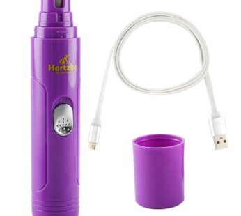 Hertzko Electric Cat & Dog Nail Grinder – Rechargeable Cat Nail Grinder & Dog Nail Grinder