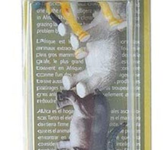 Wild Republic African Animal Figurines Tube, Zoo Animals, Jungle Animals, Giraffe, Hippo,