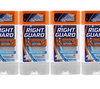 Right Guard Total Defense 5 Power Gel, Antiperspirant and Deodorant, Artic Refresh 4 Ounce