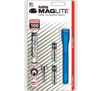 Maglite Mini LED 2-Cell AAA Flashlight Blue