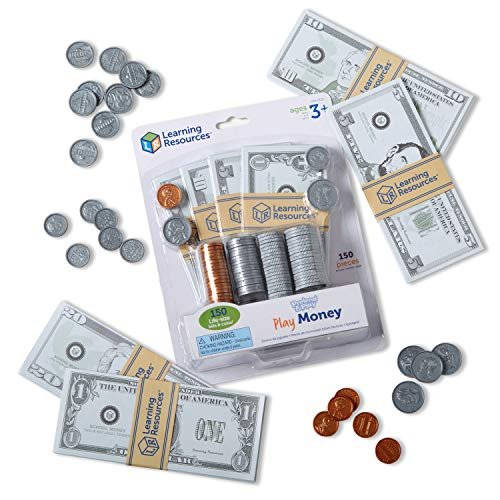 Learning Resources Pretend Play Money - 150 Pieces, Ages 3+ Play Money for Kids, Pretend M - Image 2