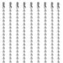 Pistha 20 Pieces Stainless Steel Bead Chain 30 Inches Ball Chain Necklaces