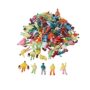 BQLZR 100 Pieces 1:200 Scale Hand Painted Layout Model Train People Figure