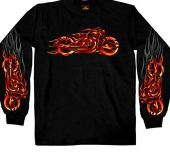 Hot Leathers mens Classic novelty t shirts, Black, X-Large US