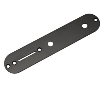 Musiclily 32mm Telecaster Control Plate for Fender Tele Electric Guitar Replacement, Black