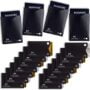 18 RFID Blocking Sleeves (14 Credit Card Holders & 4 Passport Protectors) Ultimate Premium
