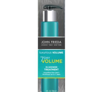 John Frieda Luxurious Volume 7-Day Volume In-Shower Treatment, Hair Treatment, Helps to Cr