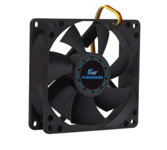 Kingwin 80mm Silent Fan for Computer Cases, Mining Rig, CPU Coolers, Computer Cooling Fan,