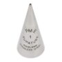 PME Seamless Stainless Steel Supatube Decorating Tip, Writer #1, Standard, Silver