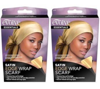 Firstline Evolve Essentials Satin Edge Wrap Scarf,Champagne,1 Count (Pack of 1)