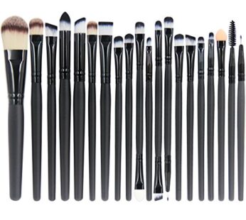 EmaxDesign 20 Pieces Makeup Brush Set Professional Face Eye Shadow Eyeliner Foundation Blu