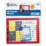 Learning Resources 2-Color Desktop Abacus, Red Frame, Color Coded, Math Concepts, Ages 5+