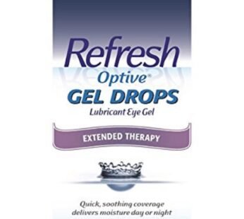 Refresh Optive Gel Drops Lubricant Eye Gel, 0.33 Fl Oz (Pack of 1) Sterile, Packaging May