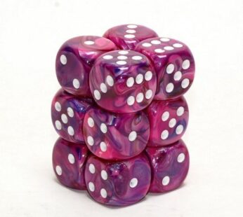 Violet-White Festive d6