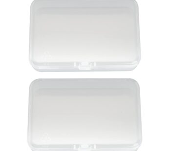 Musiclily Transparent Plastic Acoustic Electric Guitar Pick Holder Case Storage Box (Pack