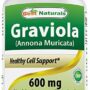 Best Naturals Graviola Capsules Annona Muricata, 600 mg, 120 Count