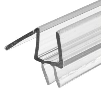 Prime-Line M 6258 Frameless Shower Door Bottom Seal for 3/8 In. Thick Glass Doors   Stop S