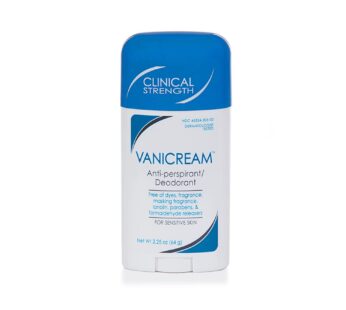 Vanicream Anti-Perspirant Deodorant for Sensitive Skin – 2.25 oz – Clinical-Strength Deodo